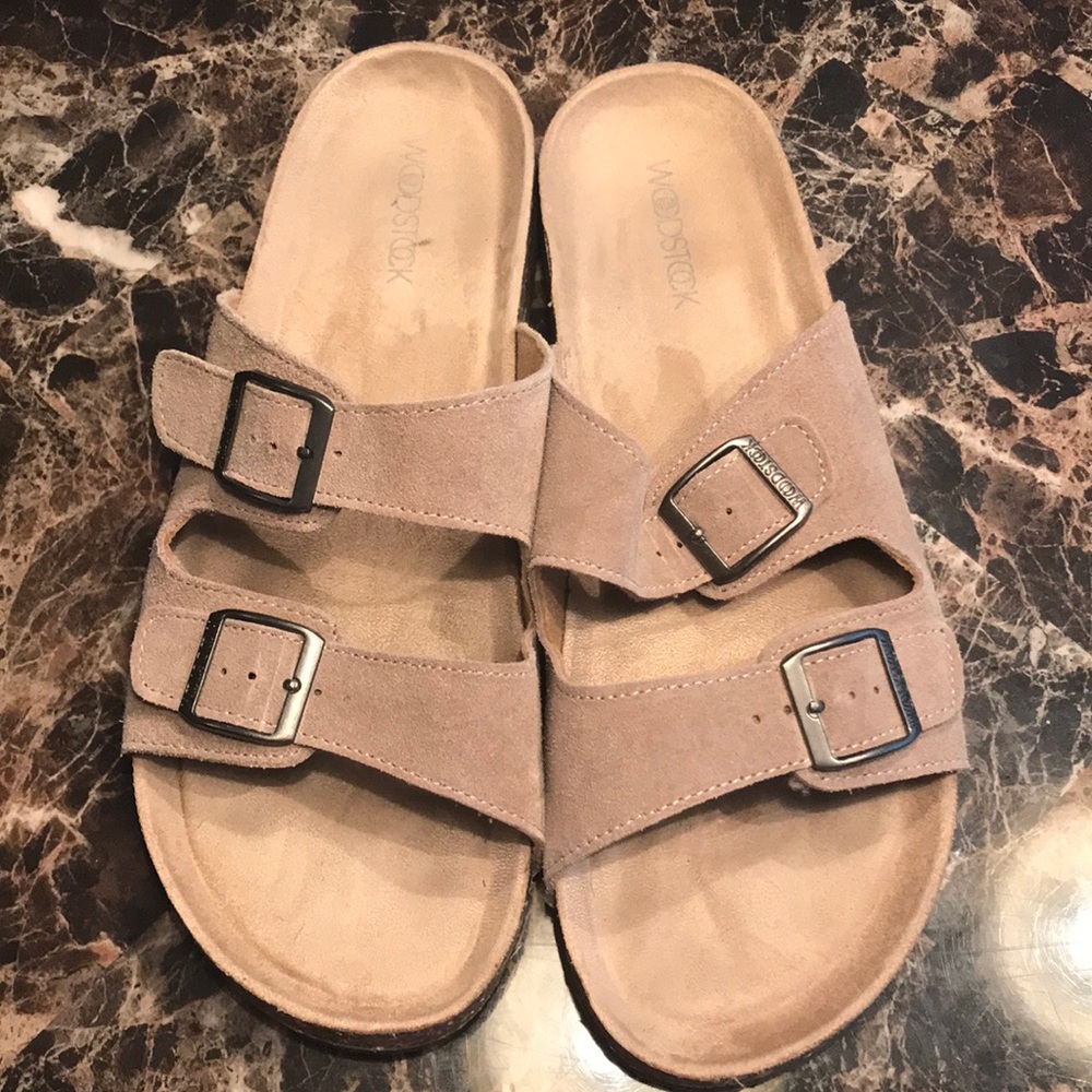 Men’s Woodstock sandals Like New size 11